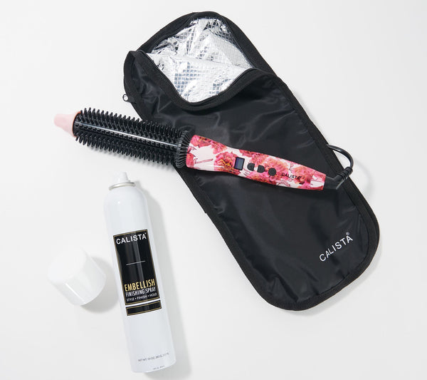 Calista Heated Round Brush (Floral) - Refurbished