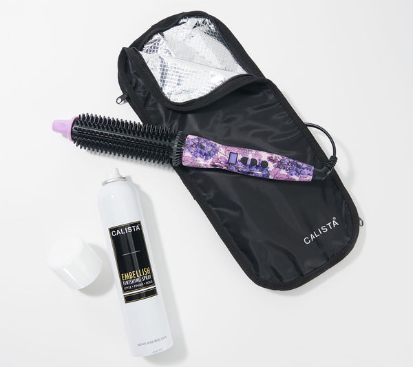Calista Heated Round Brush (Floral) - Refurbished