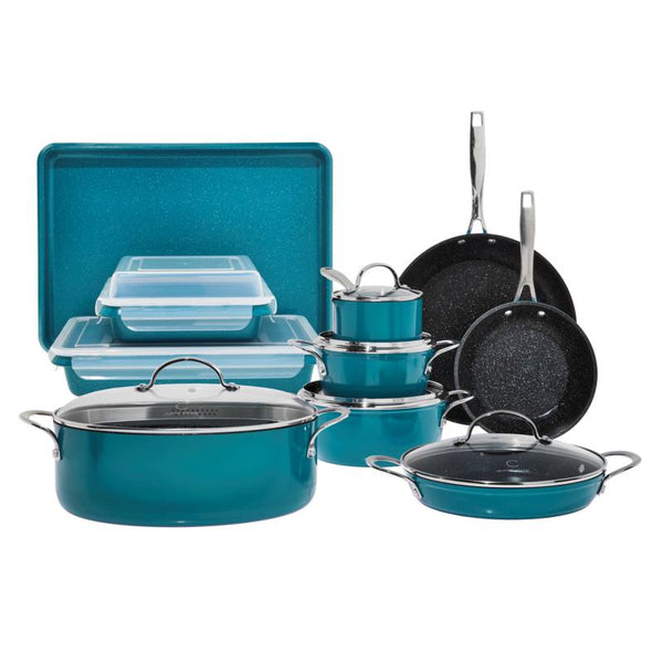 Curtis Stone 17pc Cookware Set - Refurbished