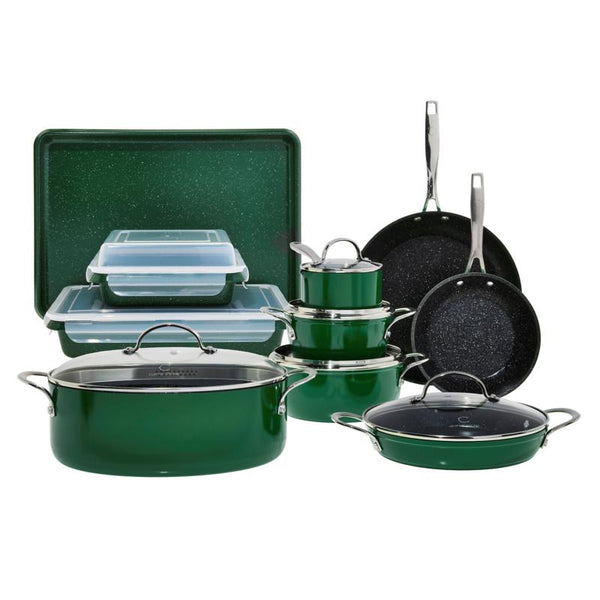 Curtis Stone 17pc Cookware Set - Refurbished