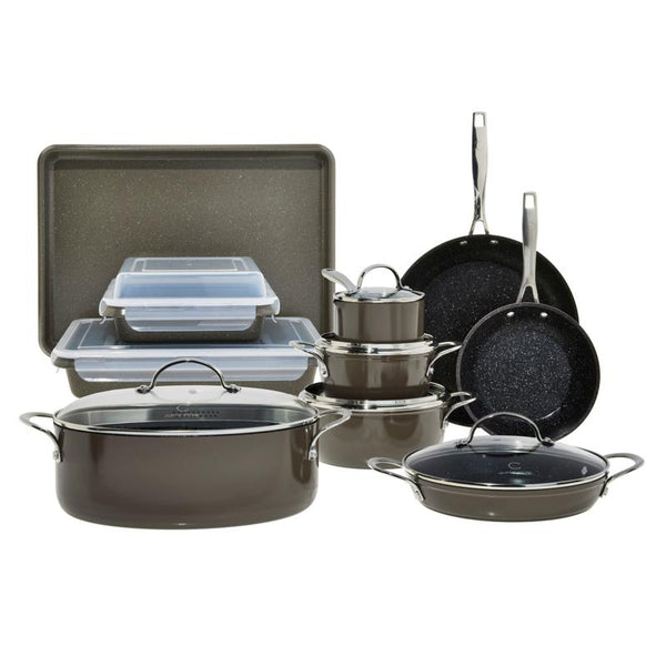 Curtis Stone 17pc Cookware Set - Refurbished