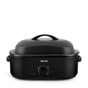 Aroma 18QT Electric Roaster Oven w/ High Dome Lid - Refurbished