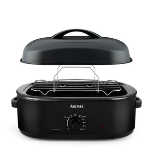 Aroma 18QT Electric Roaster Oven w/ High Dome Lid - Refurbished