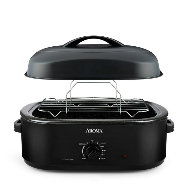 Aroma 18QT Electric Roaster Oven w/ High Dome Lid - Refurbished