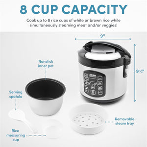 Aroma Professional 8-Cup Multicooker - Refurbished