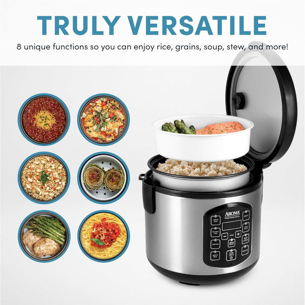 Aroma Professional 8-Cup Multicooker - Refurbished