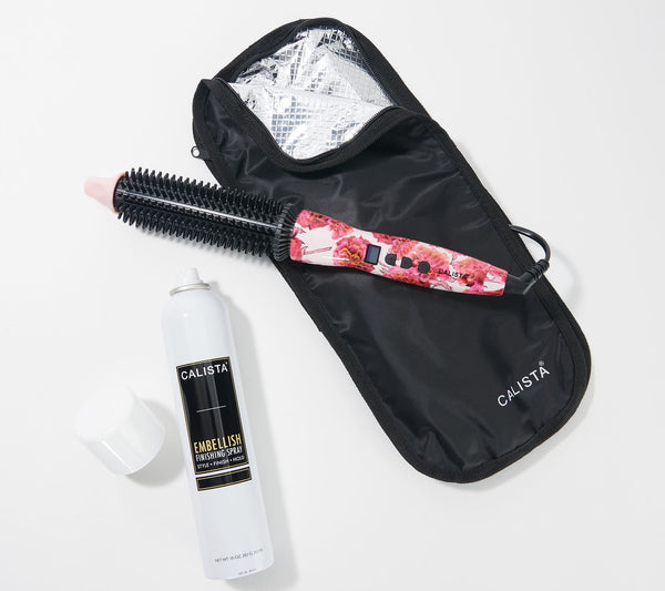 Calista Heated Round Brush (Floral) - Refurbished