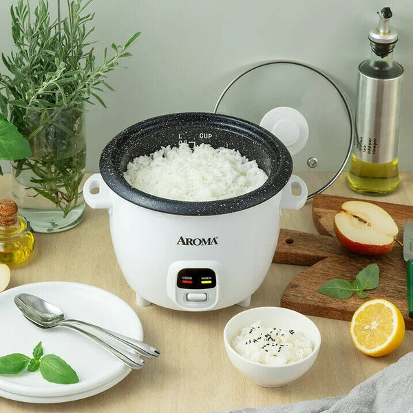Aroma 6-Cup Rice Cooker - Refurbished