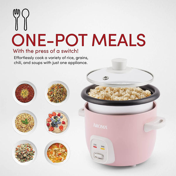 Aroma 4-Cups Rice Cooker - Refurbished