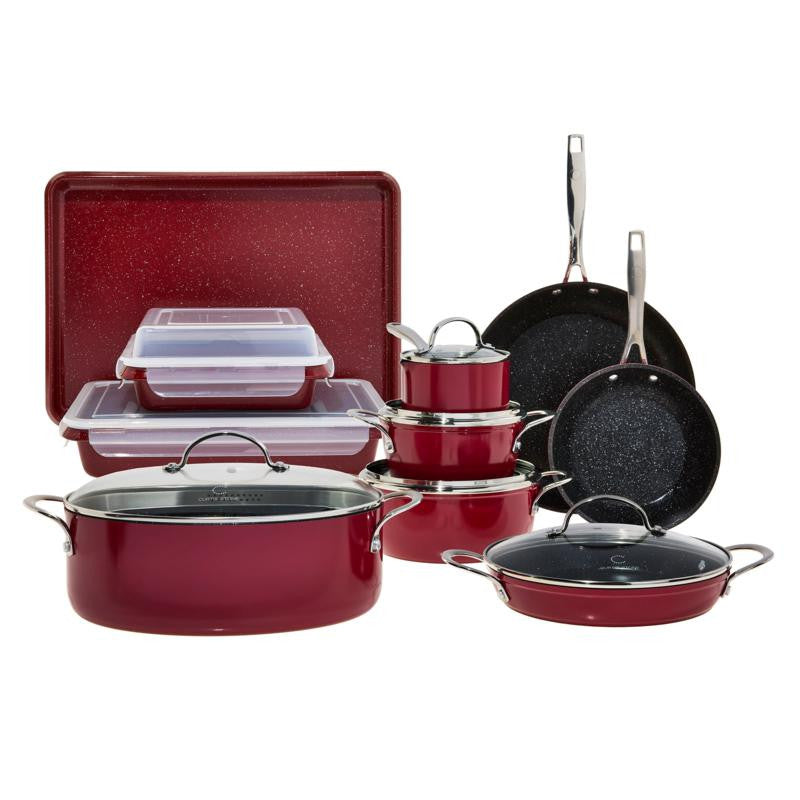 Curtis Stone 17pc Cookware Set - Refurbished