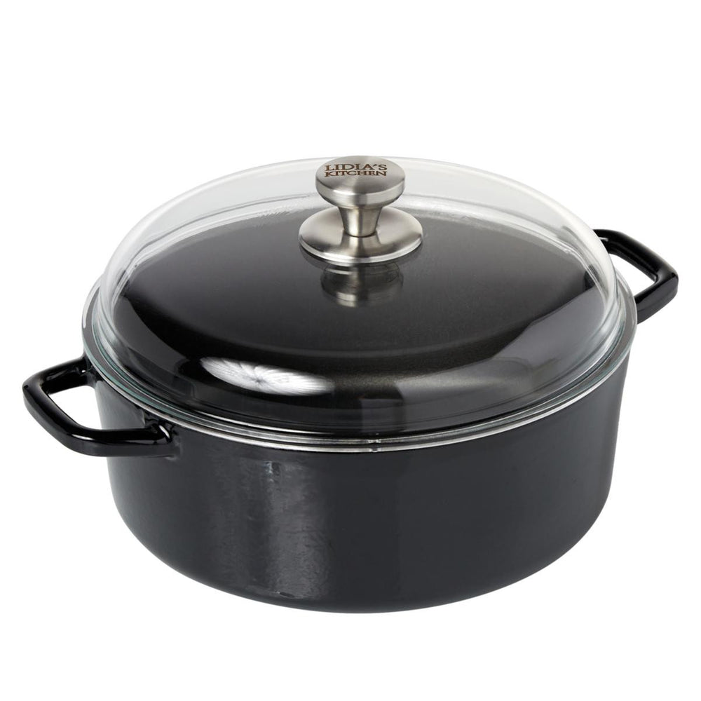 Lidia's Kitchen Cast Iron 5-QT Dutch Oven - Refurbished